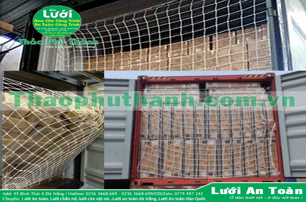 Lưới Chắn Thùng xe Container, Lưới Chùm Hàng Xe Tải, Lưới Chắn Hàng Hóa, Lưới Chùm Hàng Hóa