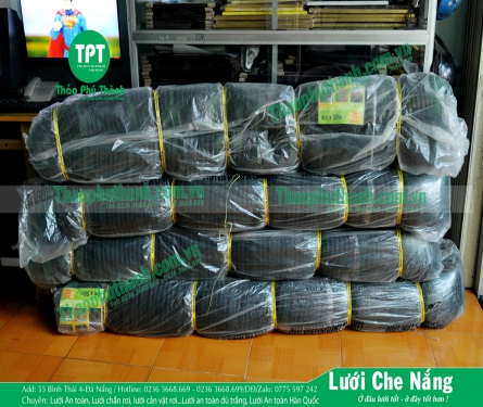LƯỚI CHE NẮNG 70% THÁI LAN KHỔ 4M X 50M  LOẠI 1 BÓNG ĐẸP CHO ĐỘ BỀN CAO
