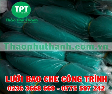 Đà Nẵng Mua Lưới Bao Che Công Trình Xây Dựng 3m x 50m loại 60Gram - Thảo Phú Thành