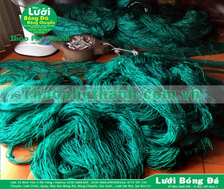 Lưới Quây Sân Bóng Đá 6m x 70m Màu Xanh Ngọc UV 10% Chống Mục, Siêu Bền Đẹp